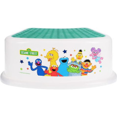 Sesame Street Sesame Squad Step Stool - Bērnu Step Stool Potty Training Neslīdošs Vannas istaba Virtuve Viegls