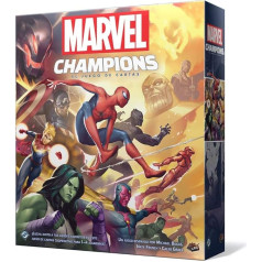 Fantasy Flight Games Marvel Champions: Kāršu spēle, Stratēģijas spēle un supervaroņi sadarbībai, Vecums no 14 gadiem, no 1 līdz 4 spēlētājiem, 45-90 minūtes spēlei, spāņu valodā