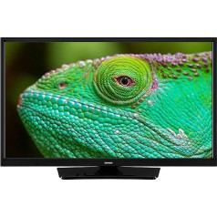 Lenco DVL-2483BK (V2) - 24 collu Smart TV ar integrētu DVD atskaņotāju un 12 V auto adapteri - elastīga izklaide mājās un ceļojumos - melns - HD attēla kvalitāte ar HDR