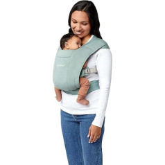 Ergobaby Embrace bērnu nēsātājs jaundzimušajiem no dzimšanas, īpaši mīksts, 2 pozīciju, ergonomisks bērnu nēsātājs, nefrīts