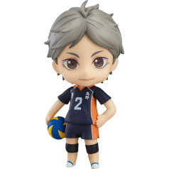 GOOD Smile Company Koshi Sugawara, 10 cm Haikyu! Nendoroid atkārtots izlaidums