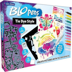 John Adams Blopens® Tie Dye Stils: Izveidojiet pārsteidzošus attēlus ar 