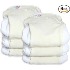 Petit Lulu SIO Basic Start AI2 Bamboo Cloth Nappy Insert Auduma autiņbiksītes All in Two Booster Ražots ES (6 gab.)