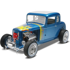 Revell model Kit 1932 Ford 5 Window Coupe I Mērogi 1:25 I Detalizēts automašīnas modelis I Ideāli piemērots modelēšanas entuziastiem I Neapkrāsots radošam dizainam