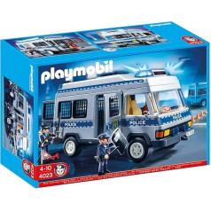 PLAYMOBIL 4023 - Policijas transporta transportlīdzeklis, kravas automašīnas modelis