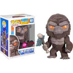 Godzilla vs. Kong - Kongs ar kaujas cirvi 1021 Special Edition Flocked - Funko Pop! - Vinila figūriņa