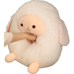 TONGSONG 30 cm plīša aitu rotaļlieta Cuddly Toy Aitu apskāviens spilvens Cuddly Lamb Cushion Plīša rotaļlietas Lamb dāvanas bērniem un mīļotājiem