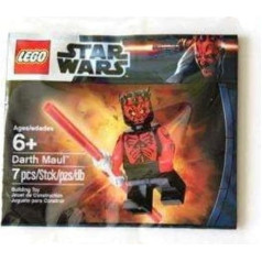 LEGO Star Wars: Darth Maul minifigūriņa bez krekla (ekskluzīvs) komplekts 5000062 (iepakojumā)