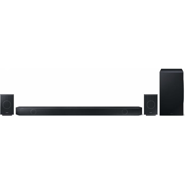 Samsung HW-Q995GD 11.1.4 kanālu Q Soundbar televizoriem, 4.0.2 kanālu aizmugures skaļruņi, Bluetooth skaļrunis ar bezvadu Dolby Atmos / DTS:X, Q-Symphony [2024]