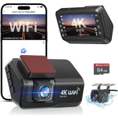 Priekšējā un aizmugurējā 4K Dash Cam kamera