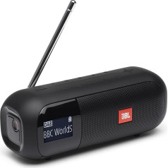 JBL Radio atskaņotājs - pārnēsājams Bluetooth skaļrunis ar MP3, DAB+ un FM radio - bezvadu mūzikas baudīšana