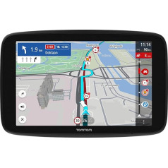 Tomtom GO Expert kravas automašīnu navigācijas ierīce (5 collu displejs, maršruti lieliem transportlīdzekļiem, izvairīšanās no sastrēgumiem, pateicoties TomTom Traffic, pasaules kartes, brīdinājumi par ierobežojumiem, ātra atjaunināšana, 