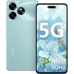 UMIDIGI G6 5G mobilais tālrunis bez līguma 2024, 6GB + 128GB/TF 1TB, Android 13 viedtālrunis bez līguma, 6,57 collu 90Hz HD+, 50MP kamera 5000mAh, Dimensity 6100+ 5G Simlock-free Mobilie telefoni,