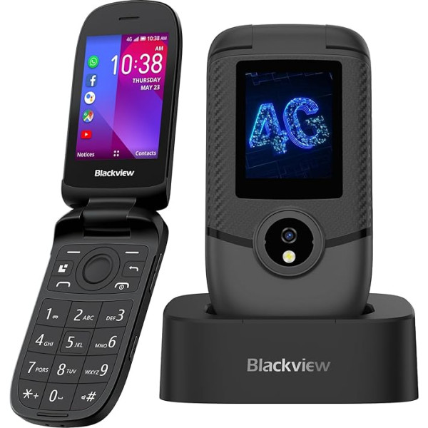 Blackview N2000 Mobilais vecākais mobilais tālrunis bez līguma