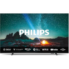 Philips 75PUS7609 4K LED Smart TV - 75 Zoll Display mit Pixel-präziser Ultra HD, Titan OS Plattform und Dolby Atmos-Klang - Funktioniert mit Alexa und Google Sprachassistent - Anthrazitgrau