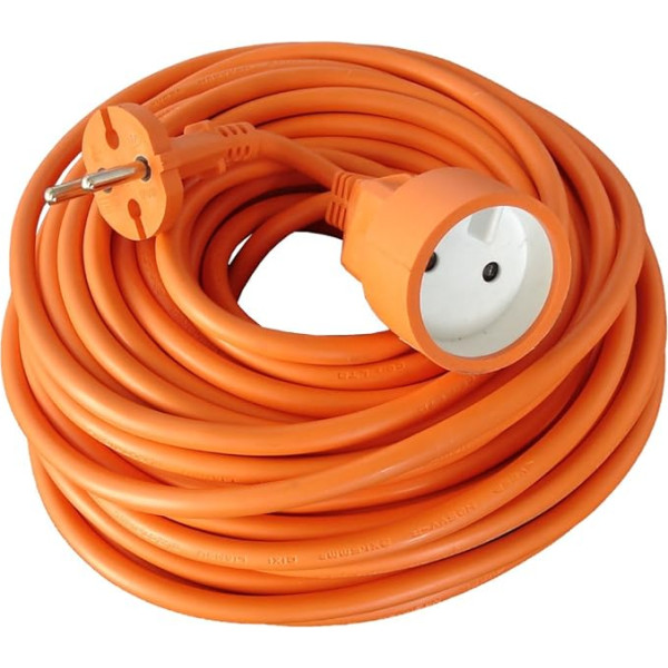 Zenitech Prolongateur 16A HO5VVF 2x1.5 Orange 25m