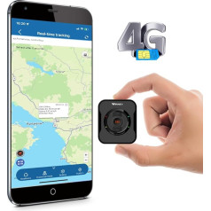 TKMARS S1 4G Mini GPS meklētājs ar SIM karti, lietotņu un tīmekļa platformu bez abonēšanas, reāllaika lokators ar SOS, kravas automašīnu lokators ar magnētisko un klipveida aizmugurējo daļu