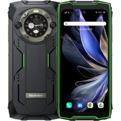 Blackview BV9300 PRO āra mobilais tālrunis bez līguma (100LM lukturītis), 24GB + 256GB, 15080mAh akumulators, 6,7 collu 120Hz 2,3K displejs, 64MP kamera, IP68 Android 13 ūdensizturīgs viedtālrunis, GPS NFC,