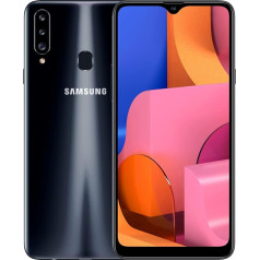 Samsung Galaxy A20s Móvil 4g Dual SIM 6,5 collu Tft Hd+ Octacore 32GB 3GB Ram Tricam 13MP Selfies 8mp, 8806090681110, melns