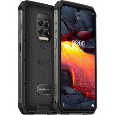 Ulefone Armor 9E Āra mobilais tālrunis, 64MP aizmugures skata kamera, Android 10 izturīgs viedtālrunis bez līguma IP68/IP69K, Helio P90 Octa-Core 8GB RAM 128GB, 6,3 collu FHD +, NFC, GPS DUAL SIM Face atbloķēšana