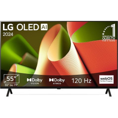 LG OLED55B4ELA televizors 139 cm (55 collu) OLED televizors (α8 4K AI procesors, Dolby Vision, līdz 120 Hz) [2024. gada modelis]