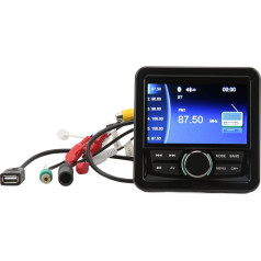 Bluetooth Marine uztvērējs Stereo Marine Boat Radio Stereo Marine Car Digital Media Stereo uztvērējs MP3 MP5 multivides atskaņotājs Ūdensizturīgs Lossless Music jahtām Kravas automašīnām furgoniem