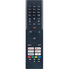 AULCMEET RM-C3604 Remote Control Replacement for JVC LED TV LT-32VAF3001 LT-40VF3001 LT-50K8100(A) LT-43VU8156 LT-55VU3101 LT-58VU6255 LT-43VU2255 L T-43VUUT2201