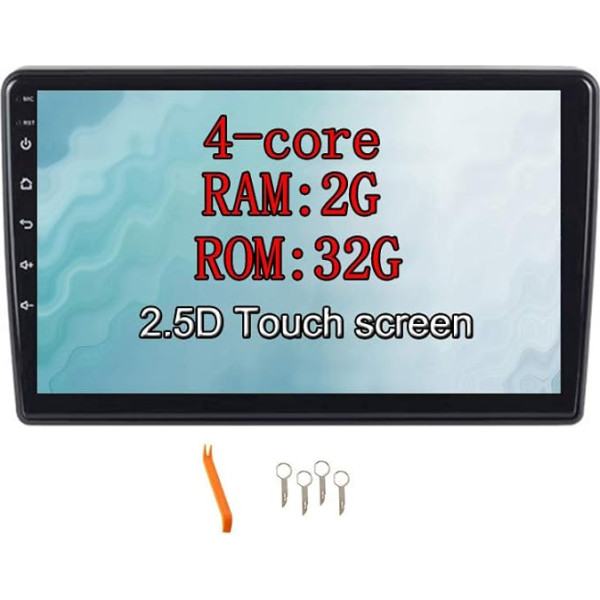 XISEDO Android 9.0 auto radio 9 collu auto radio 4-core RAM 2G ROM 32G auto navigācija In-Dash auto radio moniceiveris Audi A3 2003-2011 (A3)