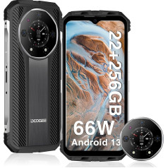 DOOGEE S110 [2023] Mobilais tālrunis Izturīgs pret sadursmēm, 22GB + 256GB (TF 2TB), 6,58