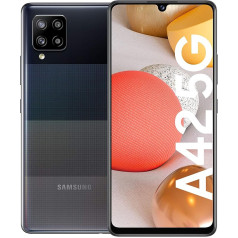 Samsung Galaxy A42 5G Android viedtālrunis bez līguma, 4 kameras, liela 5000mAh baterija, 6,6 collu Super AMOLED displejs, 128GB/4GB RAM, 5G