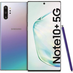 Samsung Galaxy Note 10 Plus 5G, 256 GB, sudraba krāsā (Latvija)