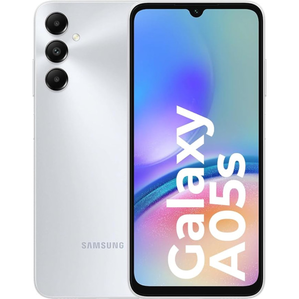 Samsung Galaxy A05s A057F DS 4GB RAM 64GB - Sudraba krāsā Bez ES marķējuma