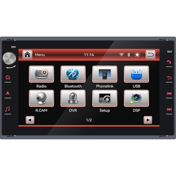 YZKONG Auto radio ar bezvadu CarPlay Android automašīnai VW Golf Polo MK3 4 Sharan Jetta Passat B5 MK5 T4 IV Bora 1998-2006 Stereo atskaņotājs Radio atskaņotājs Radio Touch Screen Bluetooth RDS/FM/AM/Mirror Link