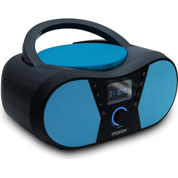 MOOOV 477412 CD atskaņotājs Sportman mit UKW-Radio, USB-Port, Sleep- und ID3-Funktionen