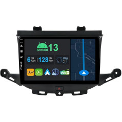 YUNTX 9 collu Android 13 auto radio ar navigācijas sistēmu Opel Vauxhall Astra K/Buick Verano GS (2015-2020), Octa Core, 6 GB 128 GB, iebūvēts 4G LTE, CarPlay & Android Car, DSP, DAB, QLED, Dual