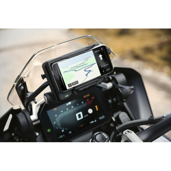 BMW Motorrad Connected Ride tālruņa turētājs melns Apple Samsung