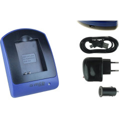 USB AUTO ELEKTROTĪKLA + AUTO LĀDĒTĀJS SAMSUNG SLB-10 A/ES50.. L100.. PL.. SL.. TL.. WB.. S. Liste