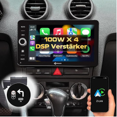 DYNAVIN Android auto radio ar satelītnavigāciju Audi A3 S3, 9 collu radio ar bezvadu Carplay un Android Car, Head-up displejs, ietver DAB+: D9-A3 Premium Flex