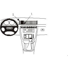 Brodit 852169 Proclip stiprinājums Audi A4 Avant 95-01/A4 Sedans