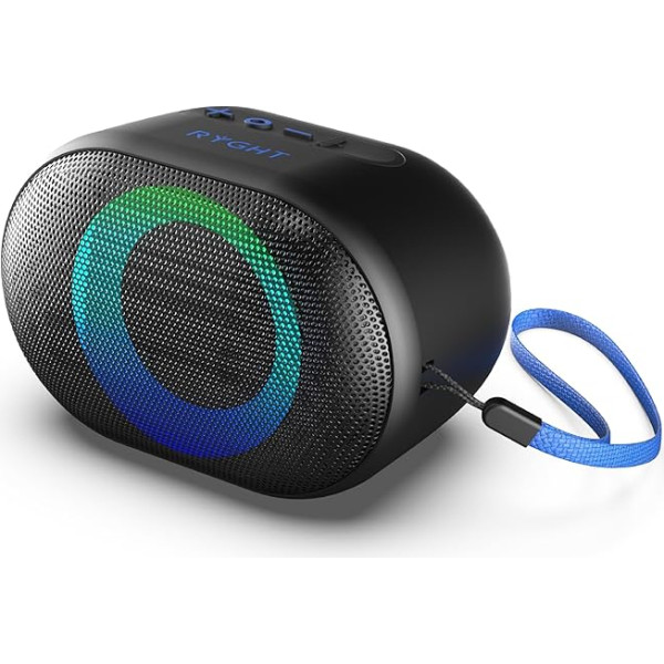 Ryght Enceinte Nomade Bluetooth Toogo S LED (Noir)