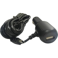 Amacam Kfz-Ladegerät CC7 Straight Mini USB ar USB portu