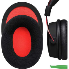 Geekria Earpad rezerves daļa HyperX Cloud II spēļu austiņām Ausu spilventiņš/Aušu spilventiņš/Aušu spilventiņi/Aušu vāciņi/Aušu pārvalks/Aušu spilventiņu remonta detaļas (melns/arkans)