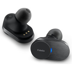 Philips Fidelio T1 True Wireless austiņas ar aktīvu trokšņu slāpēšanu Pro+, audiofilu kvalitāte, melnas krāsas