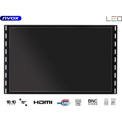 Atvērt rāmis rezultātā monitoru 19 collas vga hdmi bnc av usb 12v 230v