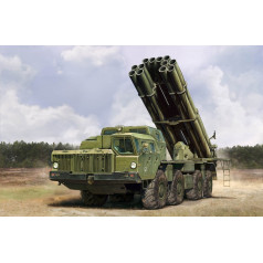 Plastmasas modelis krievu 9a52-2 smerch-multiple rock