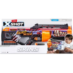 Zuru X-Shot Skins pēdējais stāvēt zvērs no palaišanas