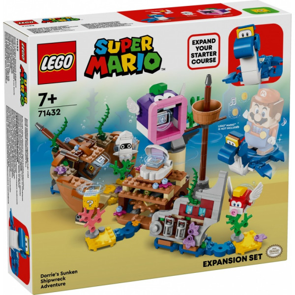 Super mario bricks 71432 Dorri's Adventure in the Wreck - paplašinājumu komplekts