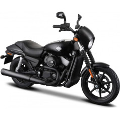 Metāla modelis hd 2015 street 750 1/18 matēts melns