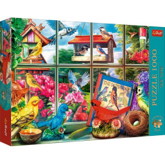 Puzzle 1000 gabaliņu premium plus kvalitātes Putnu pasaule