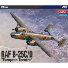 Plastmasas modelis b-25c/d Eiropas teātris